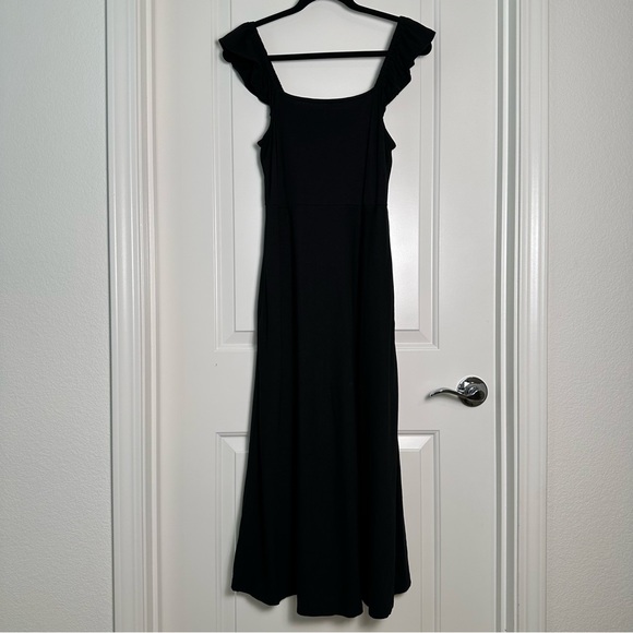 Boden Frill Detail Jersey Midi Dress size 6 pockets - Picture 2 of 7